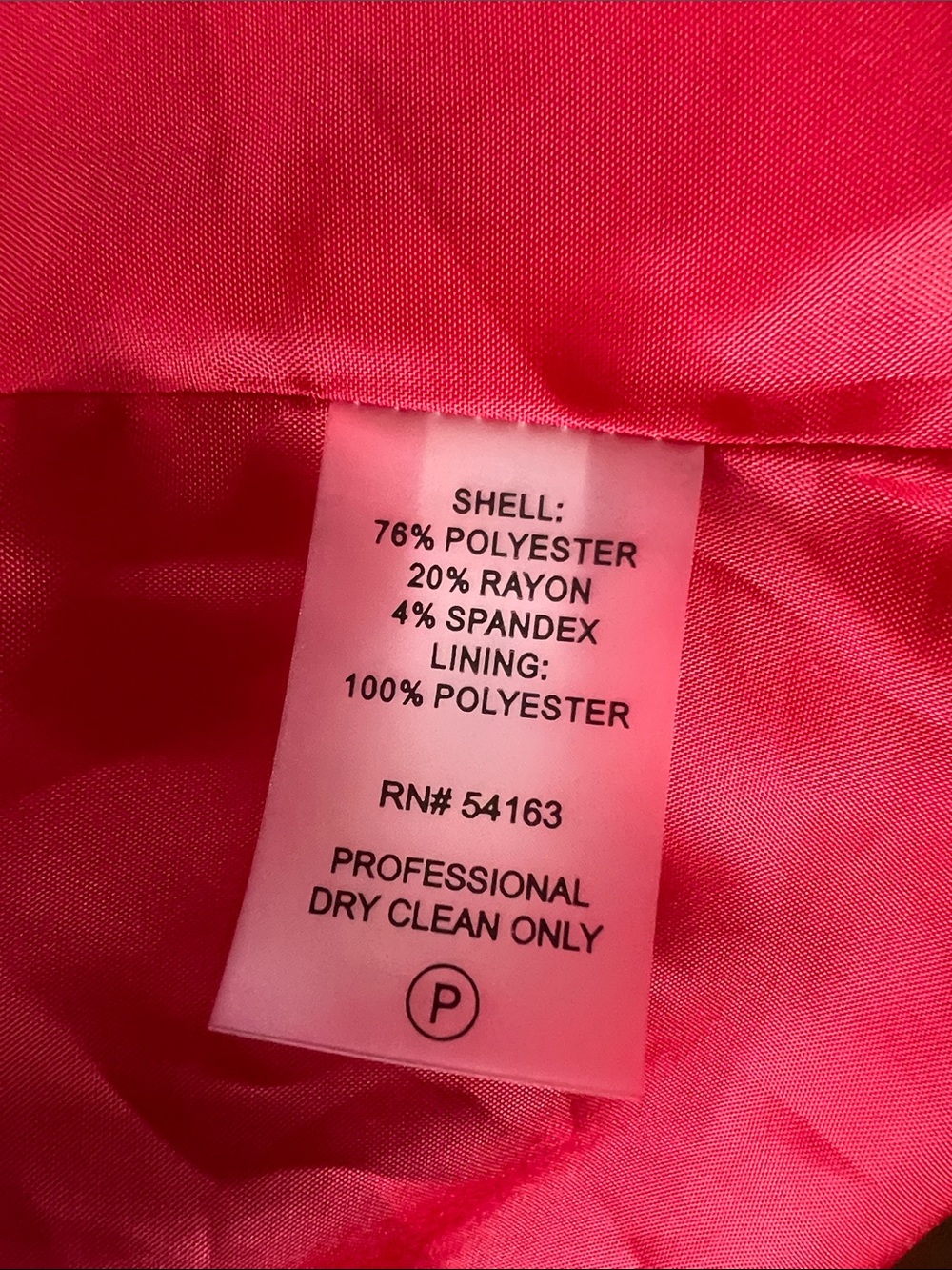 Calvin Klein Red Ruffle Front Open Blazer - Picture 3 of 9